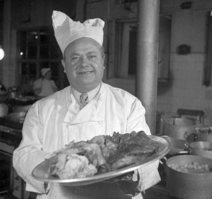1965, Budapest: Lukács István (Túrós Lukács) mesterszakács, Fotó: Fortepan / Kotnyek Antal