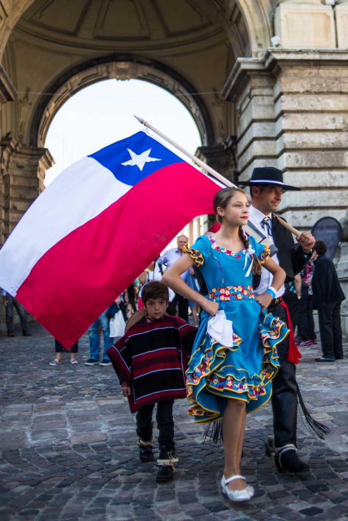 A fesztivál díszvendége Chile - van standjuk és néha felvonulnak