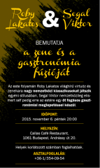 Fúzió: zene és gasztronómia