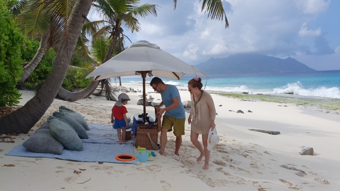 Seychelle-szigeteki piknik.