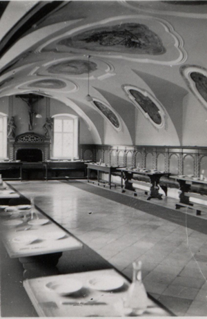 Refektórium a gyöngyösi rendházban, 1930 körül
