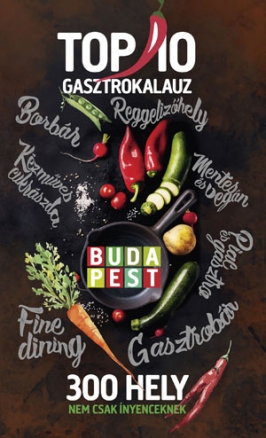 Könyvesboltokban is kapható a TOP10 gasztrokalauz
