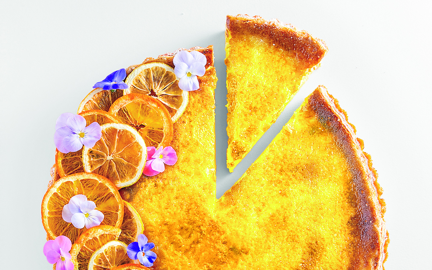 Tavaszi citromos tarte
