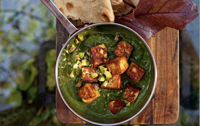 Fantasztikus curry zöldekből, paneerral