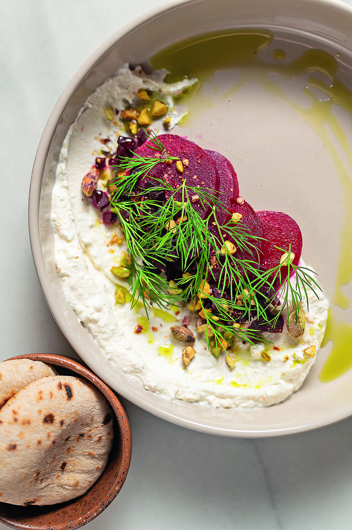 Fetakrém, savanyított cékla