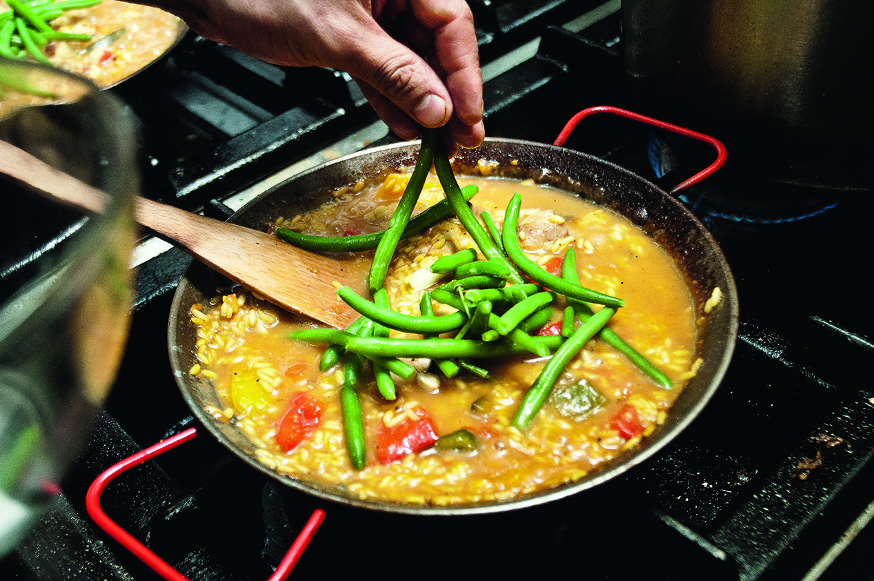 Paella de Verduras – zöldséges paella