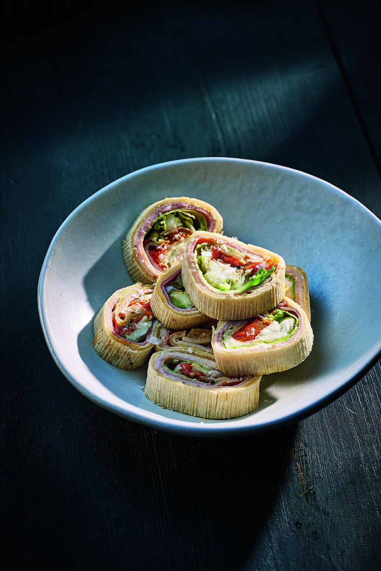 Piadinás pulykasonka szendvics