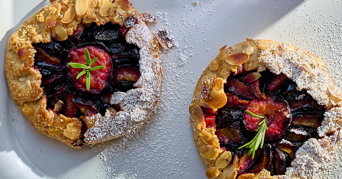 Szilvás galette